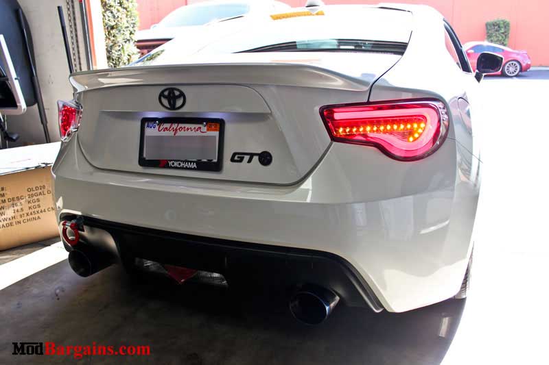 **Valenti LED Tail Lights White with Chrome Inside for 20122017 Scion